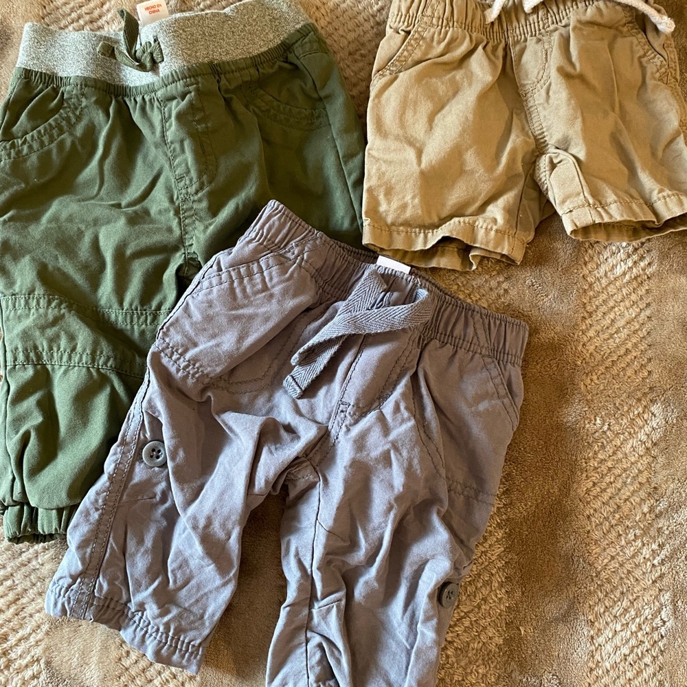 Bundle of baby cargo pants